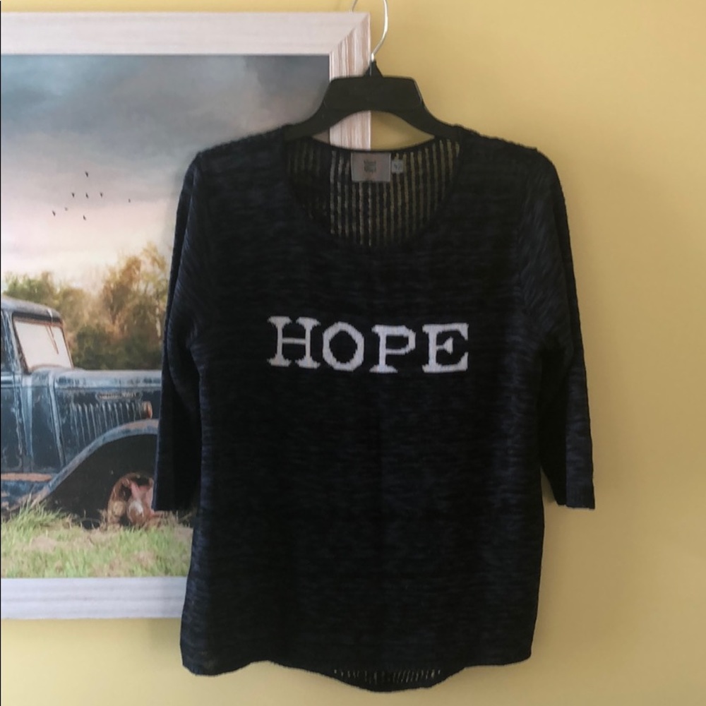 Dark blue sweater